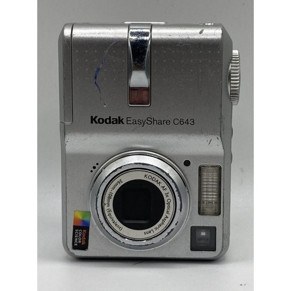 Kodak EasyShare C643 6.1MP Digital Camera - Silver Untested for parts/repair - Picture 1 of 6